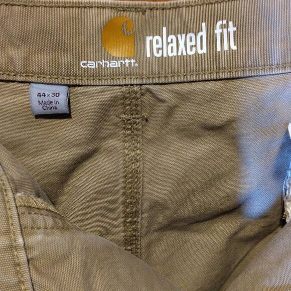 Carhartt Men's Relaxed Fit Cargo Pants 44x30 NWOT Tan Sandy Color - Picture 5 of 13